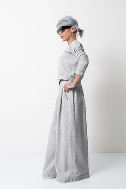 Women Solid T-Shirt & Palazzo