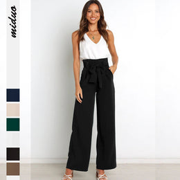 Women Black Mom Fit Trousers