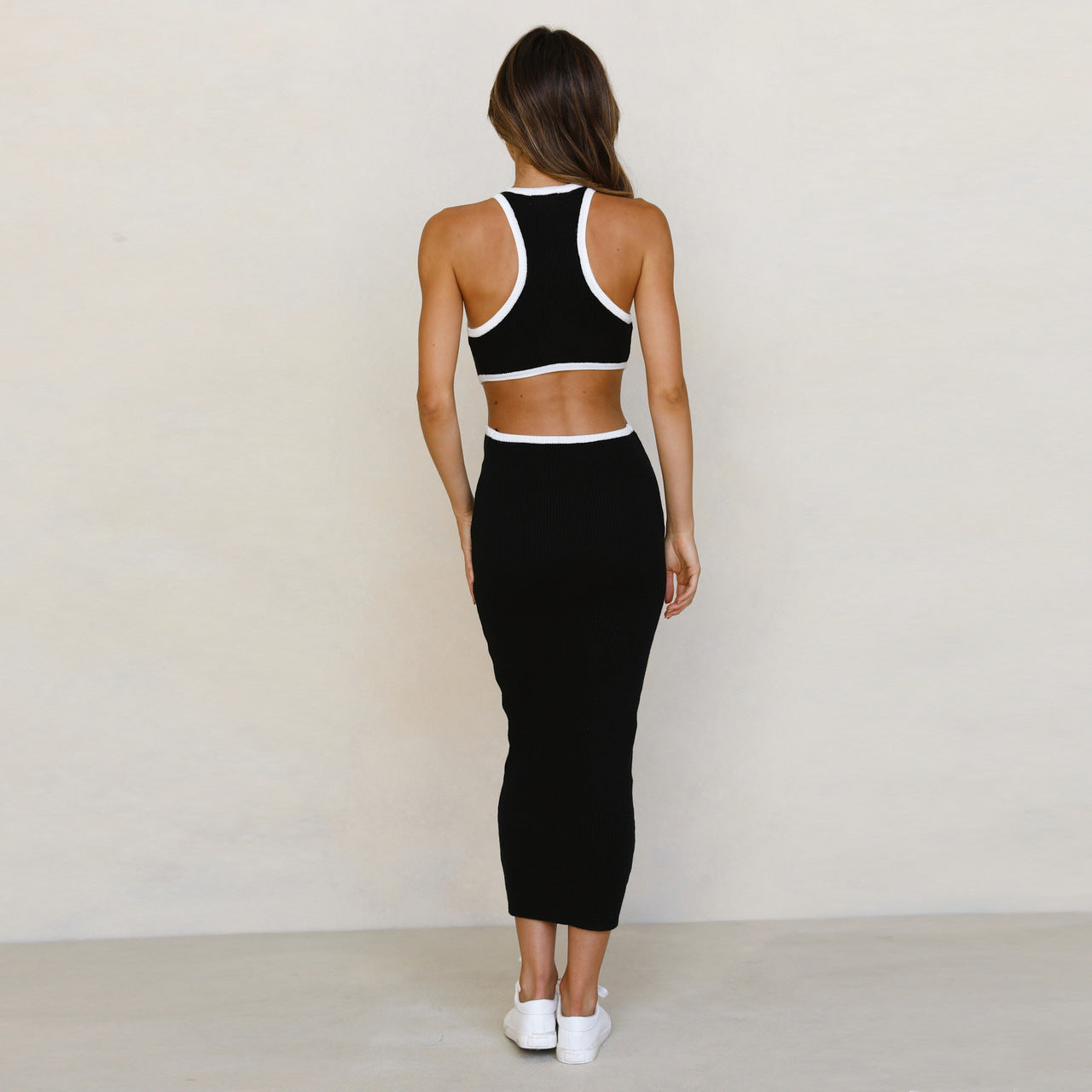 Black Bodycon Maxi Dress