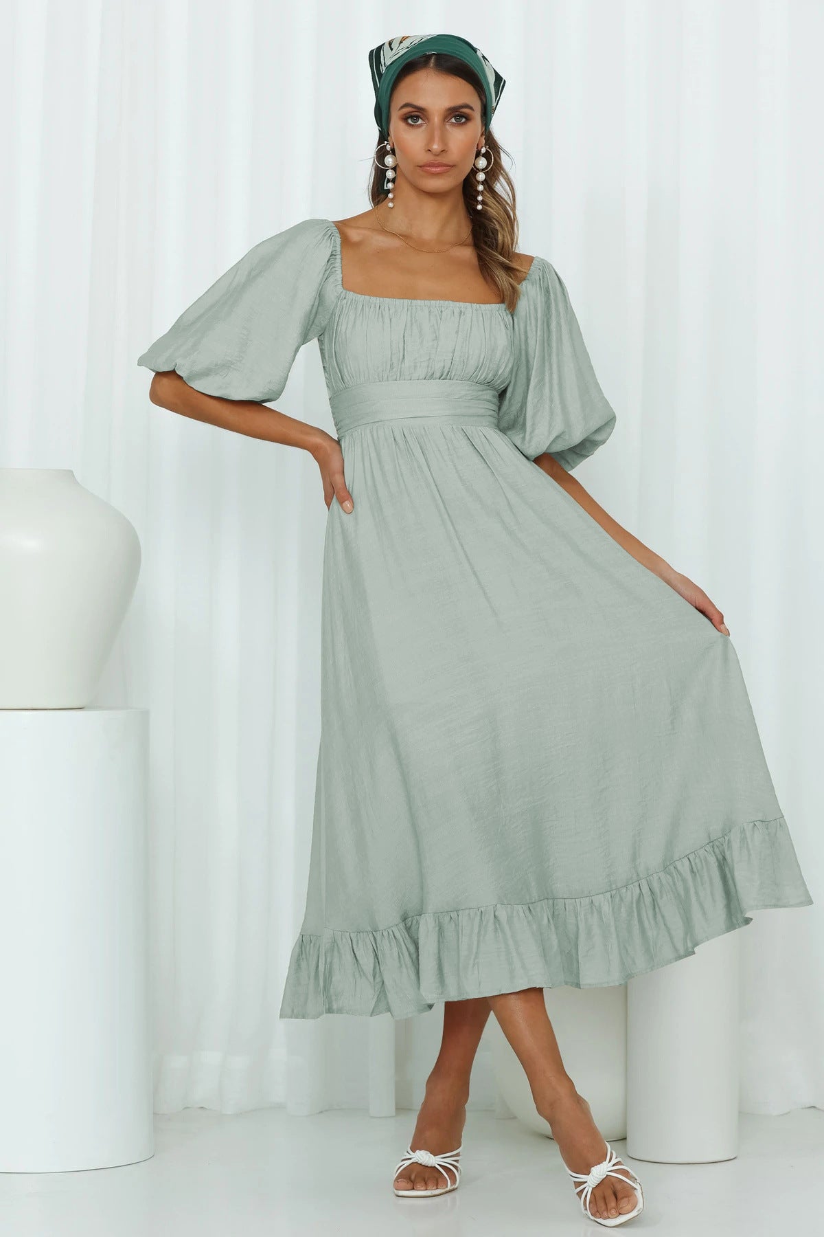 Green Midi Dress