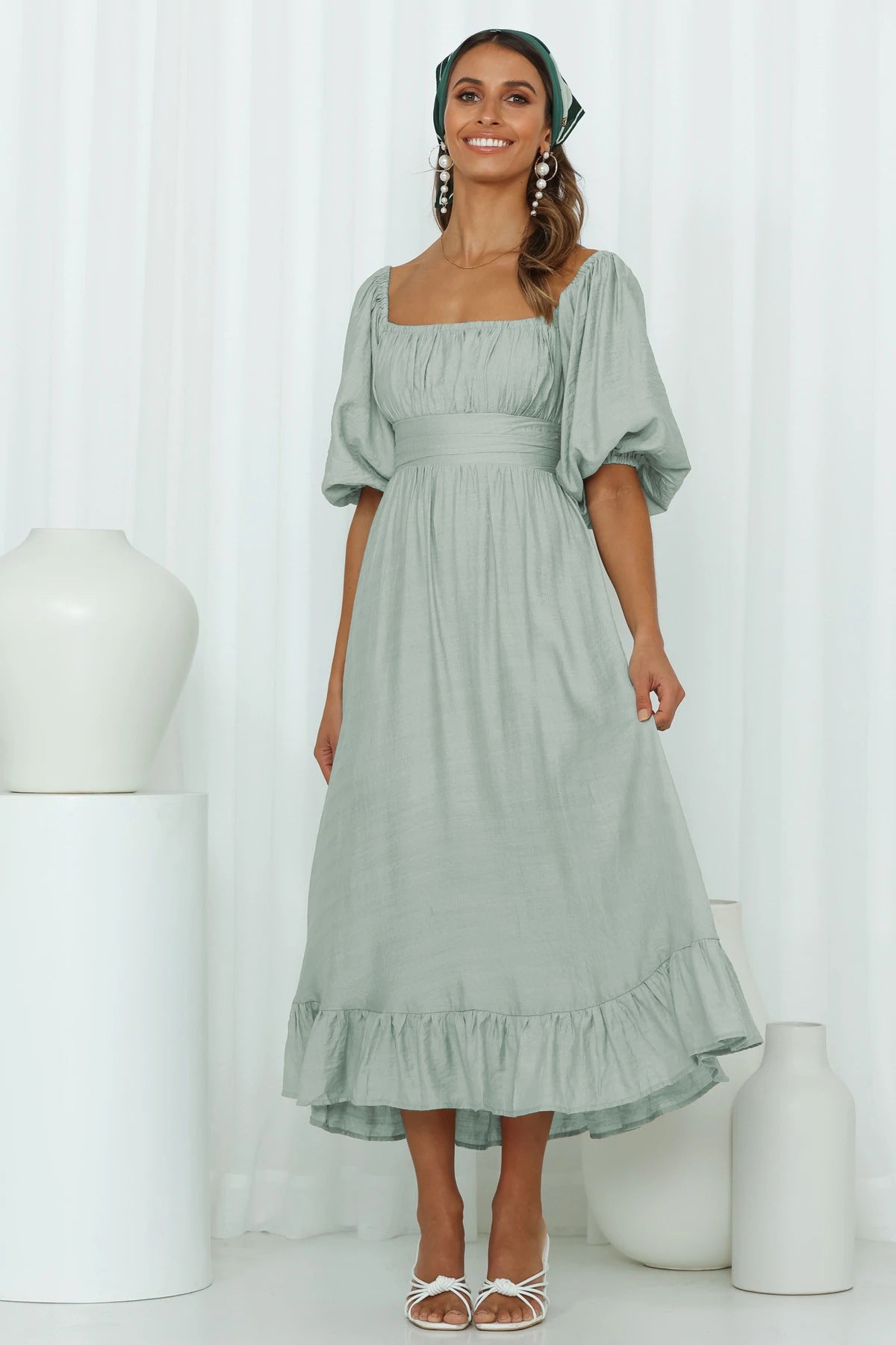 Green Midi Dress
