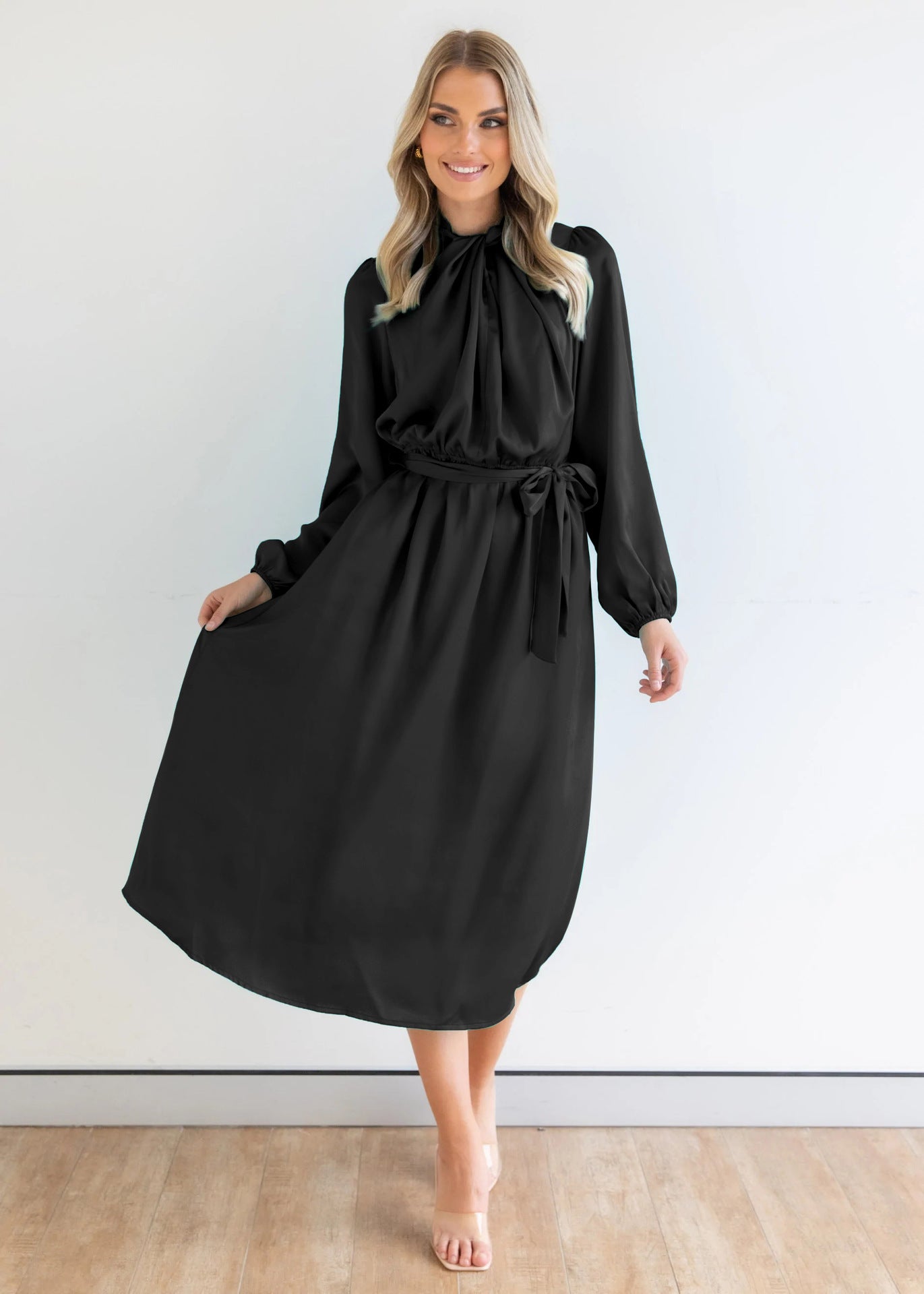 Drop-Waist Maxi Dress