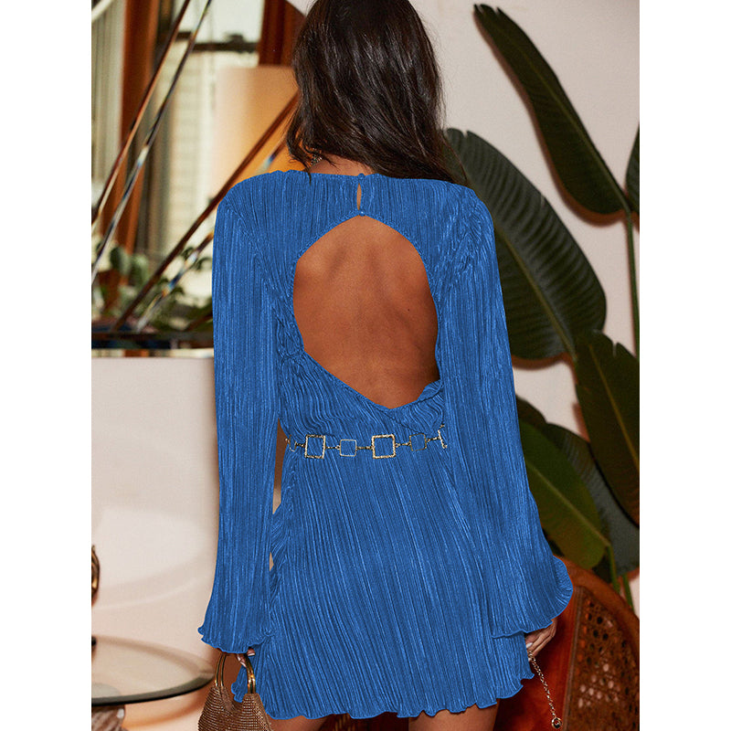 High Neck Sheath Dress