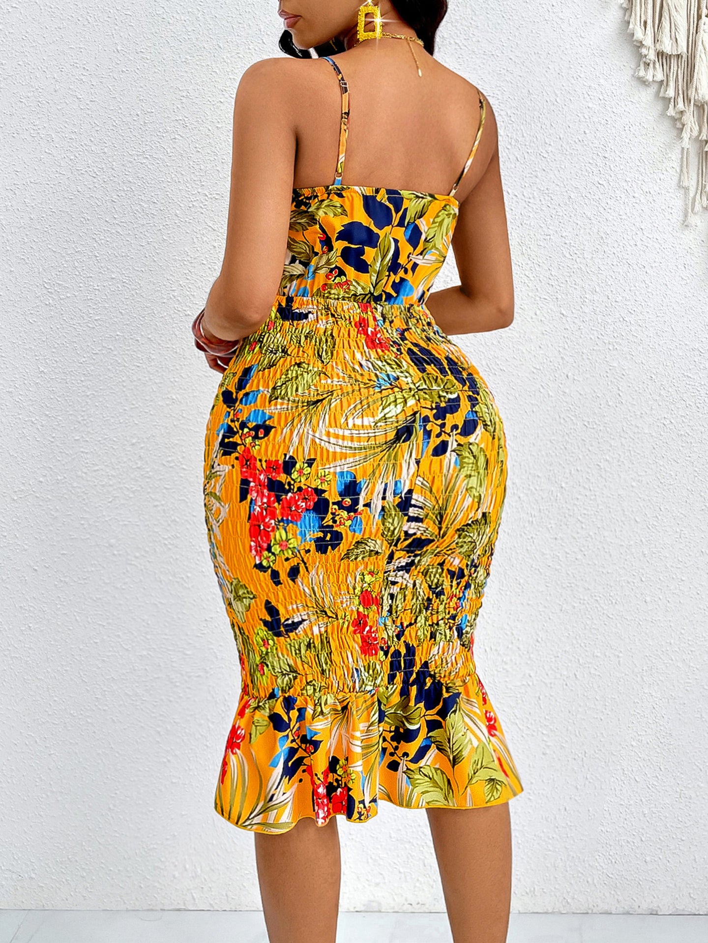 Printed Georgette Bodycon Dress