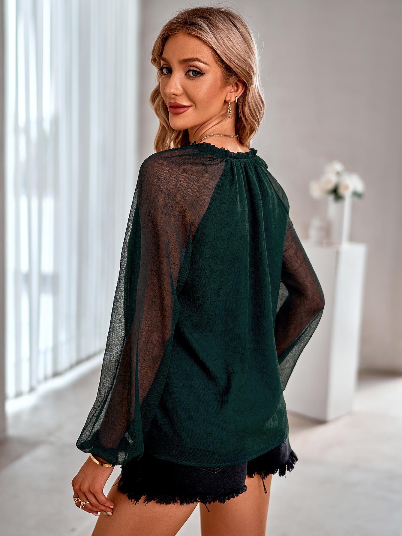 Tie-Up Neck Regular Top