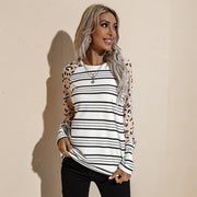 Women White Printed Sweatshirt