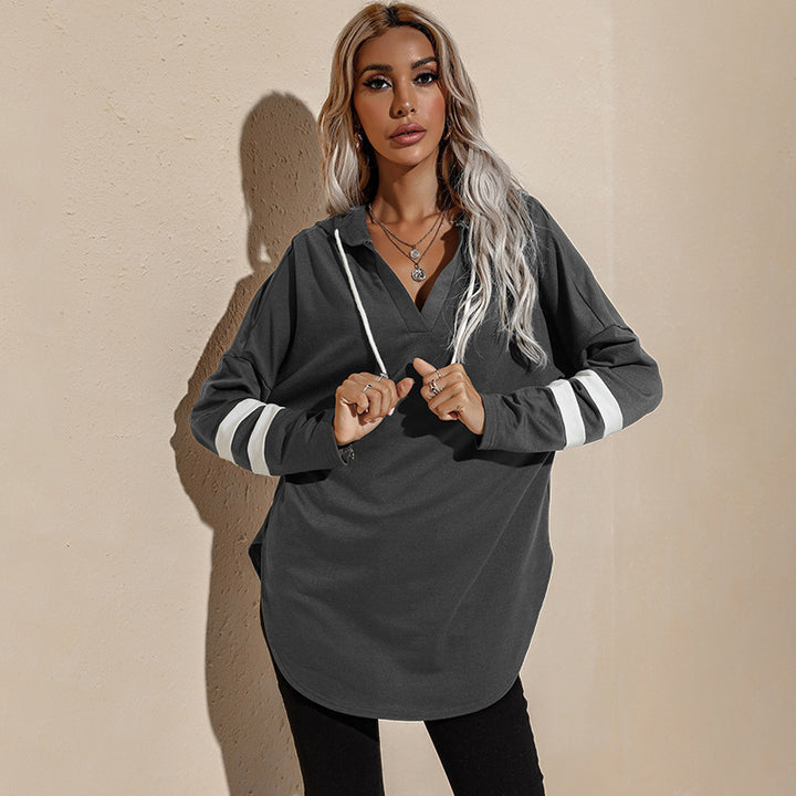 Women Grey Hooded Sweatshirt
