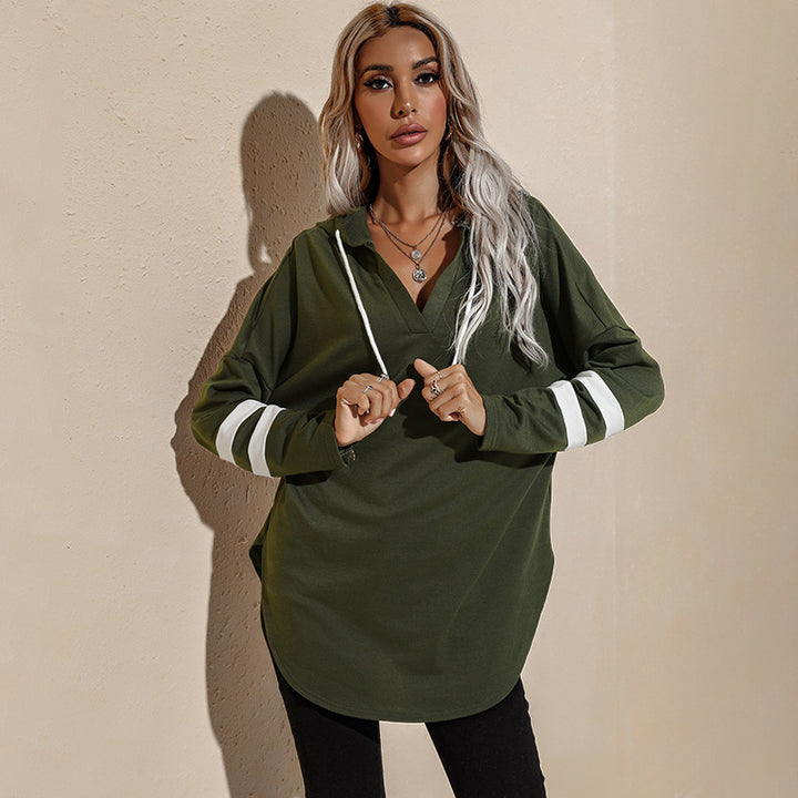 Women Green Solid Sweatshirt