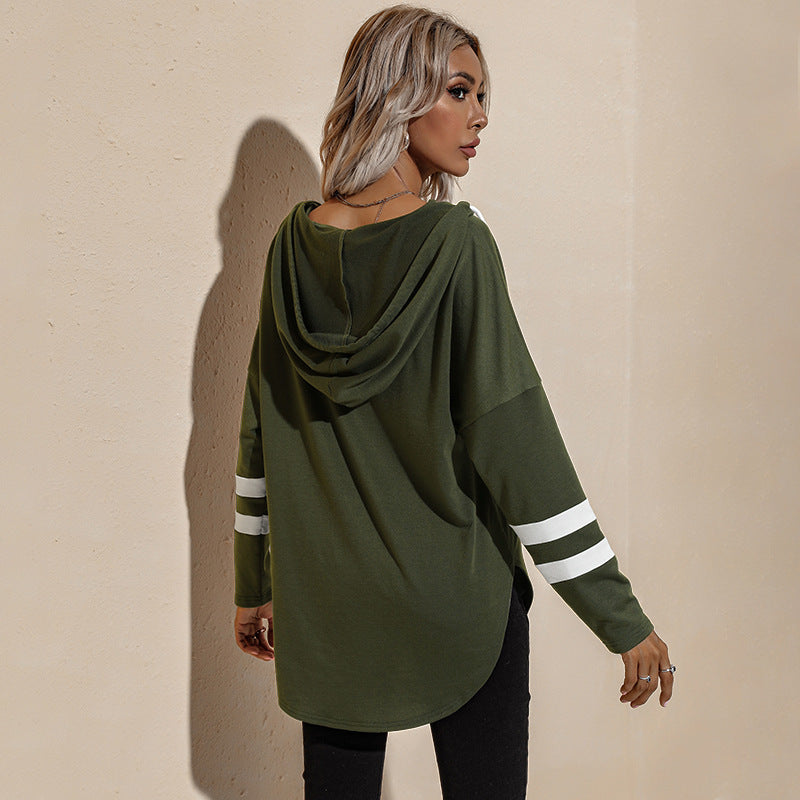 Women Green Solid Sweatshirt