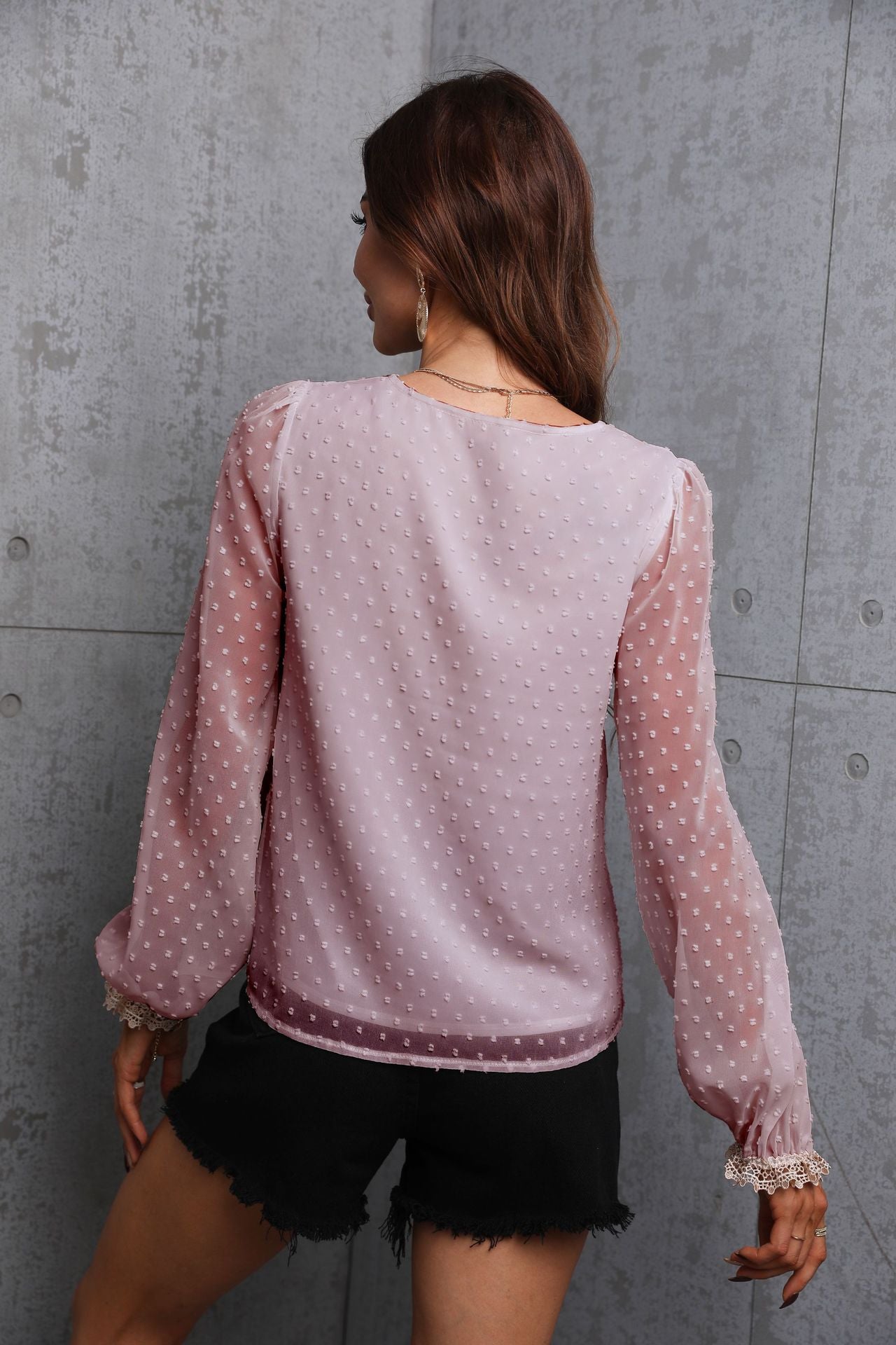 Woman Pink Top