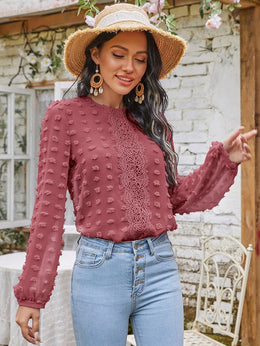 Rust Solid Round Neck Regular Top