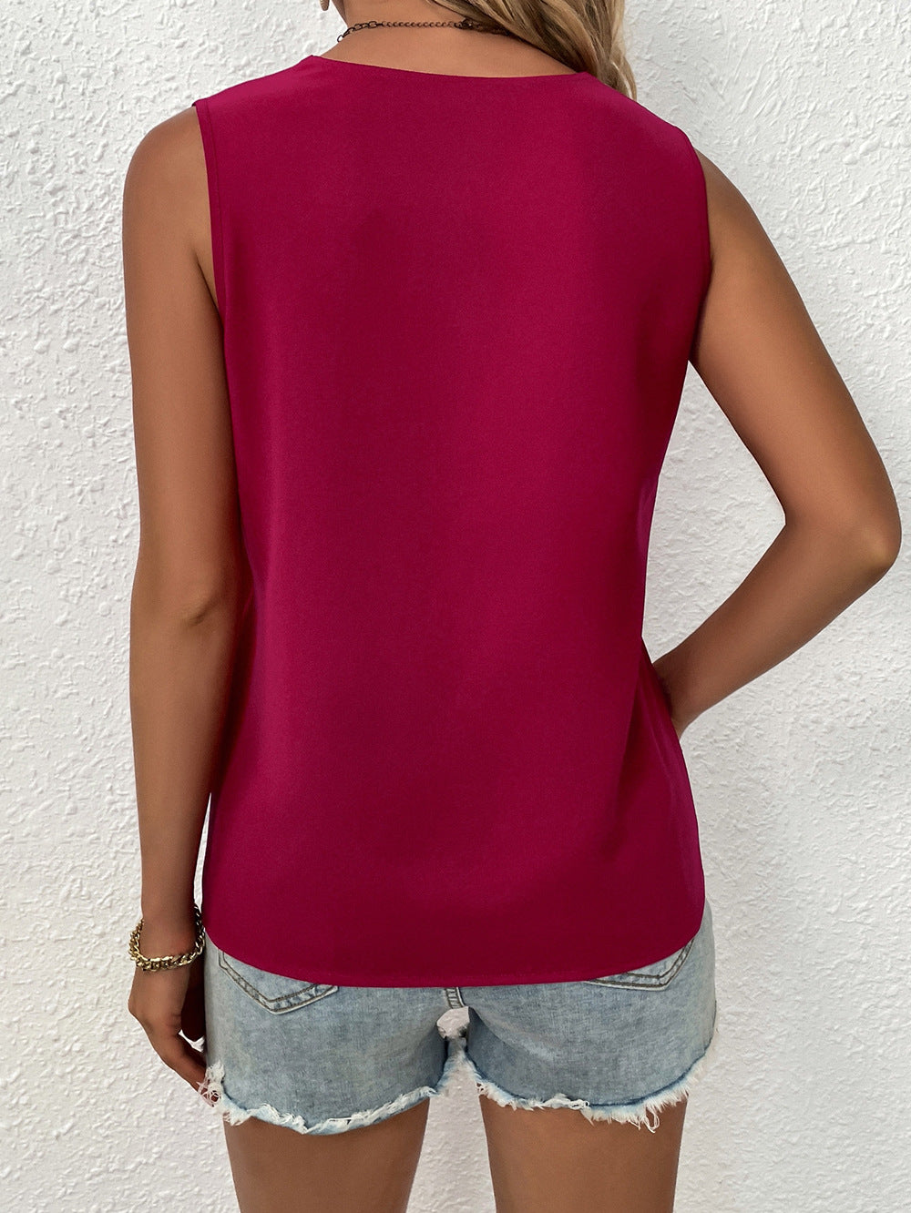 Women Maroon Solid Top