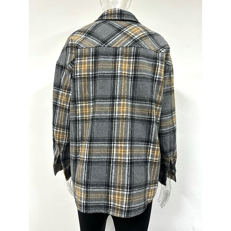 Grey Checked Tailored Jacket