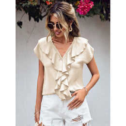 Women Flutter Sleeve Top