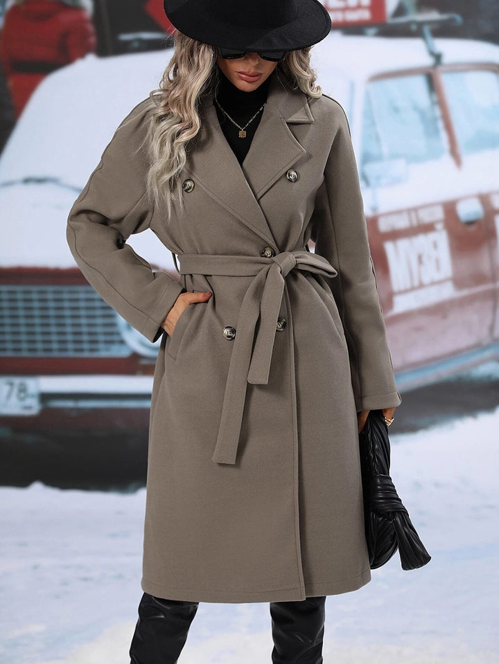 Women Single-Breasted Overcoat