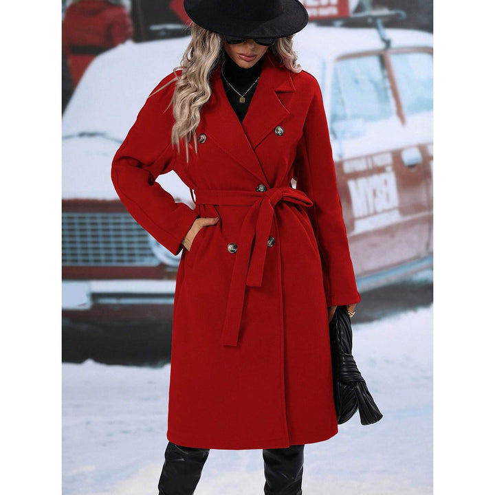 Women Double-Breasted Trench Coat