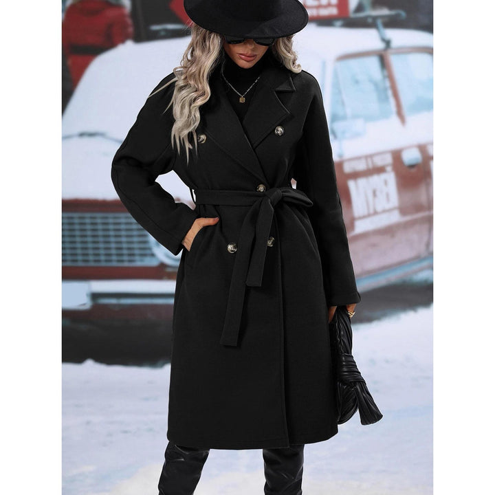 Women Double-Breasted Trench Coat