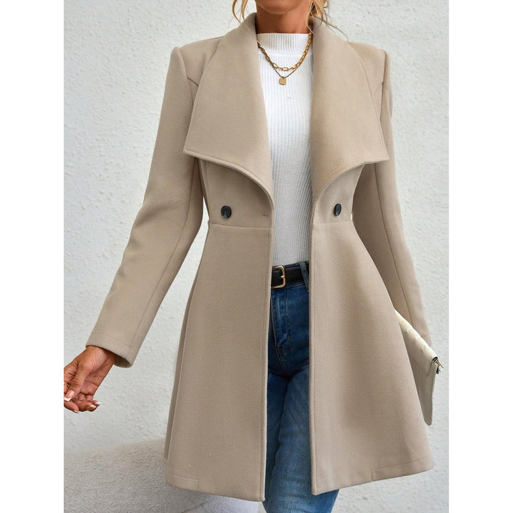 Shawl Collar Single-Breasted Overcoat