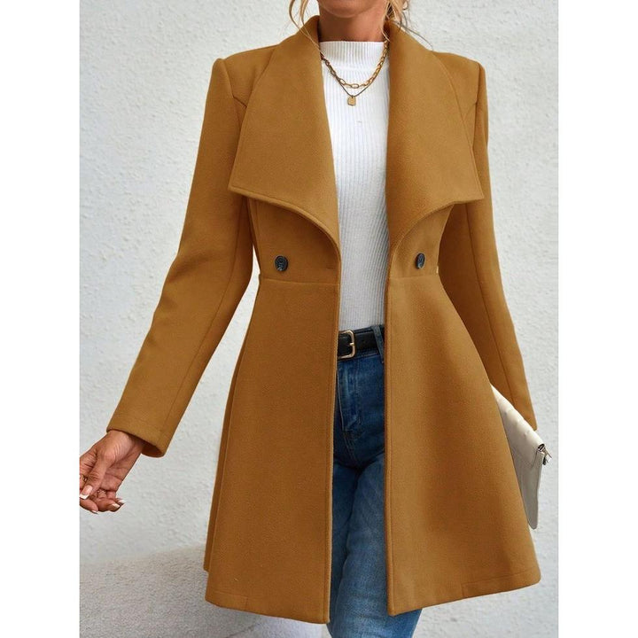 Women Double -Breasted Overcoat