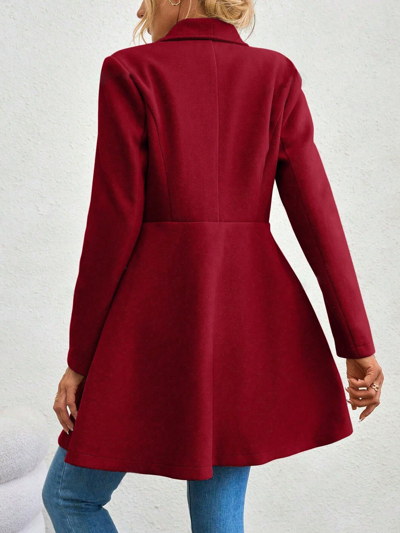 Women Double-Breasted Overcoat