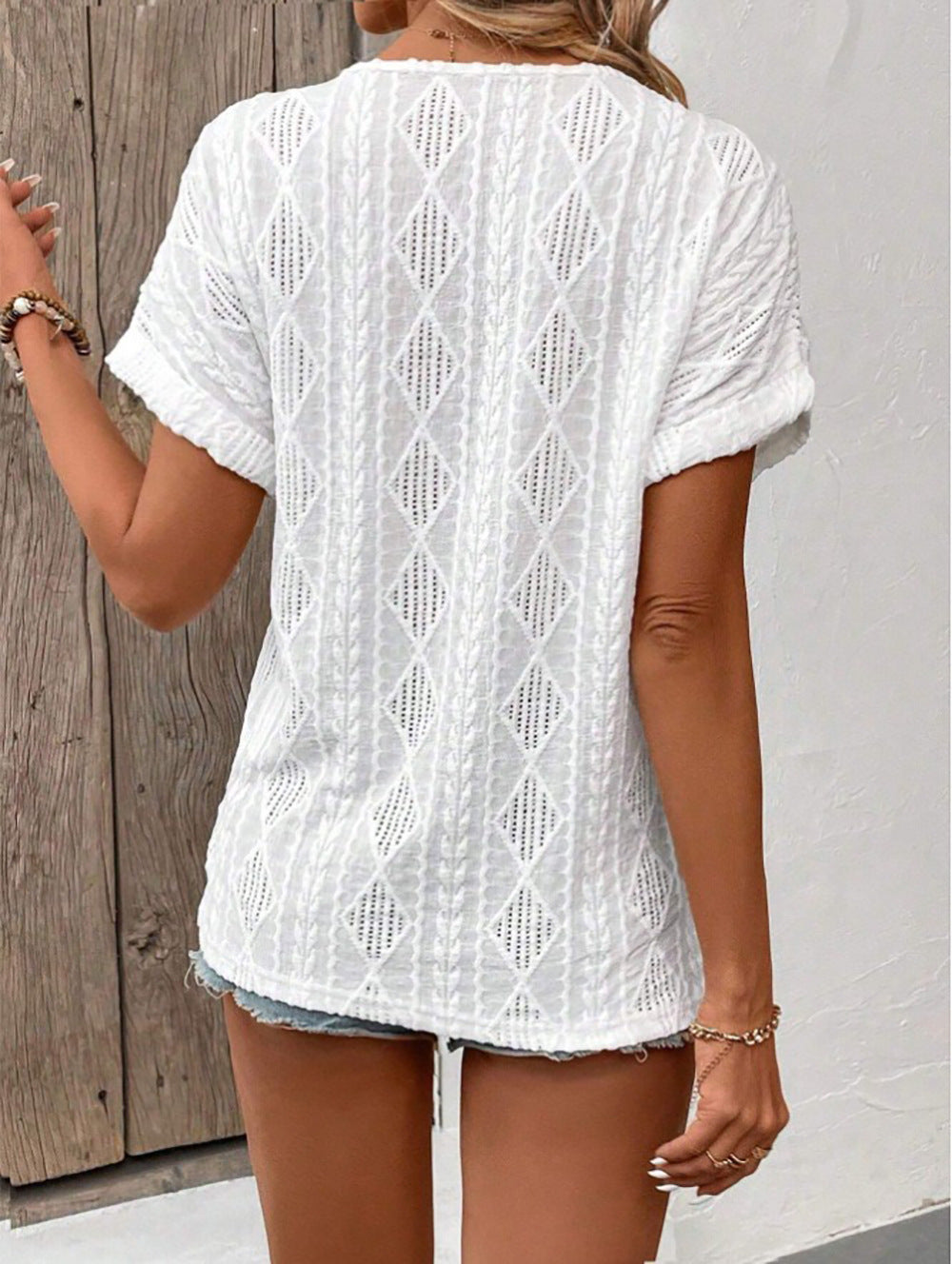 Women Self Design Tank Top