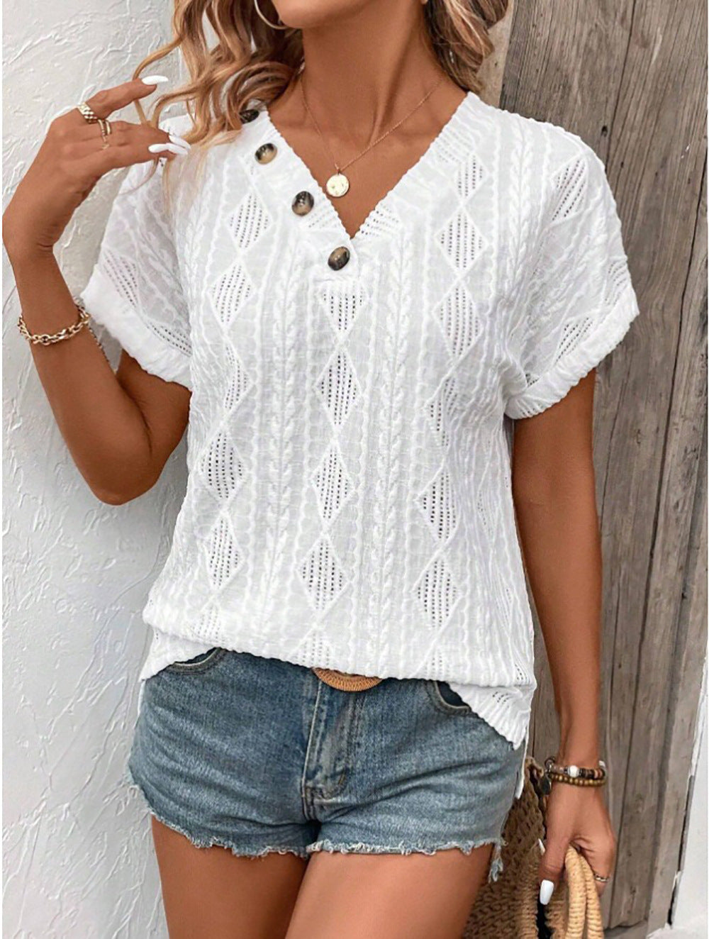 Women Self Design Tank Top