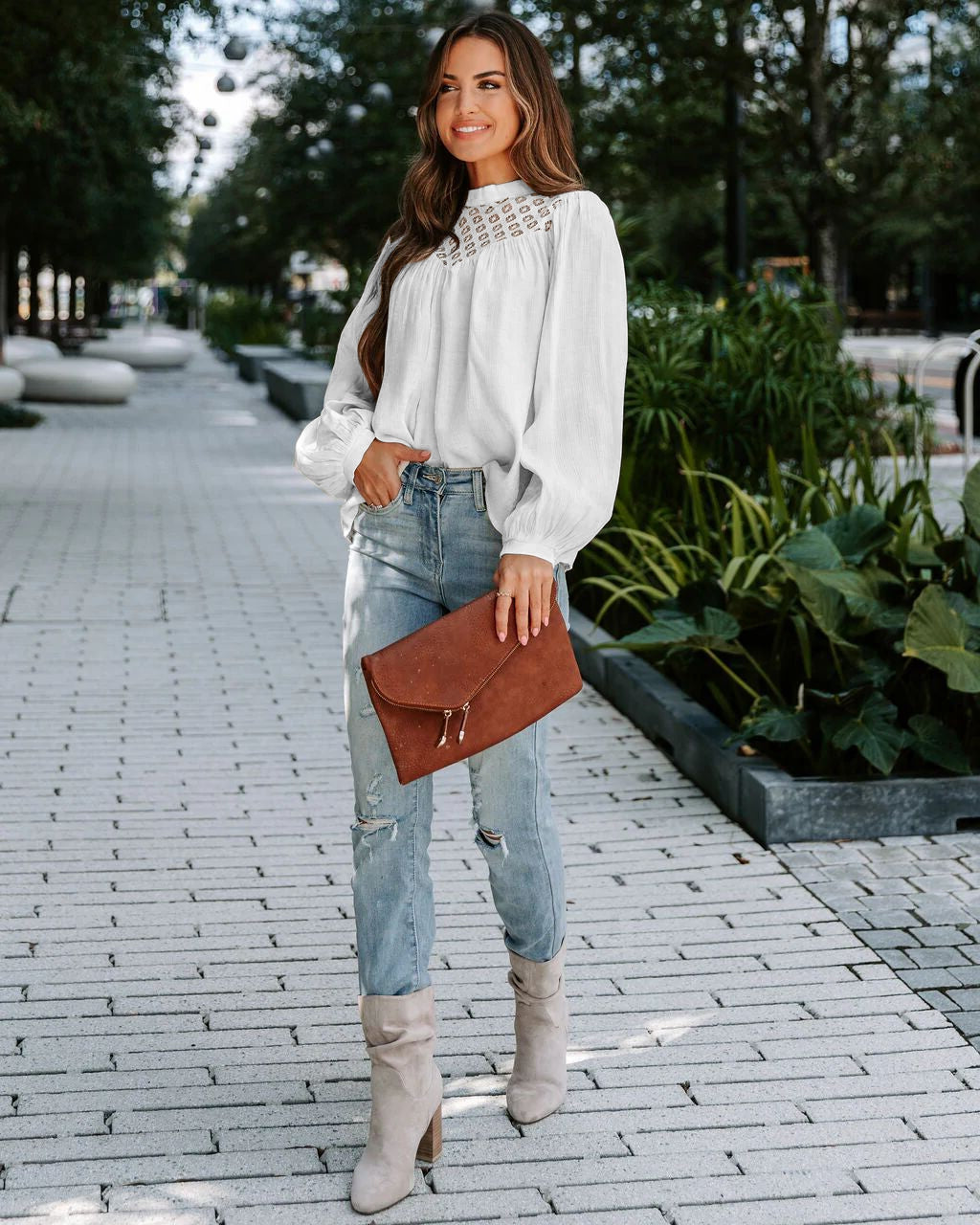 White Regular Top