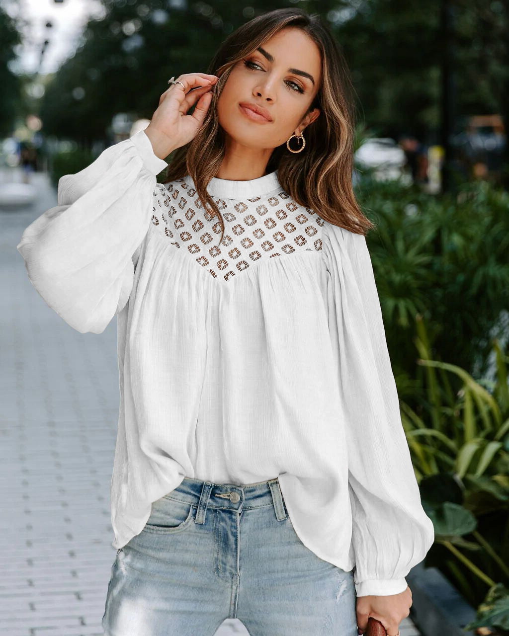 White Regular Top