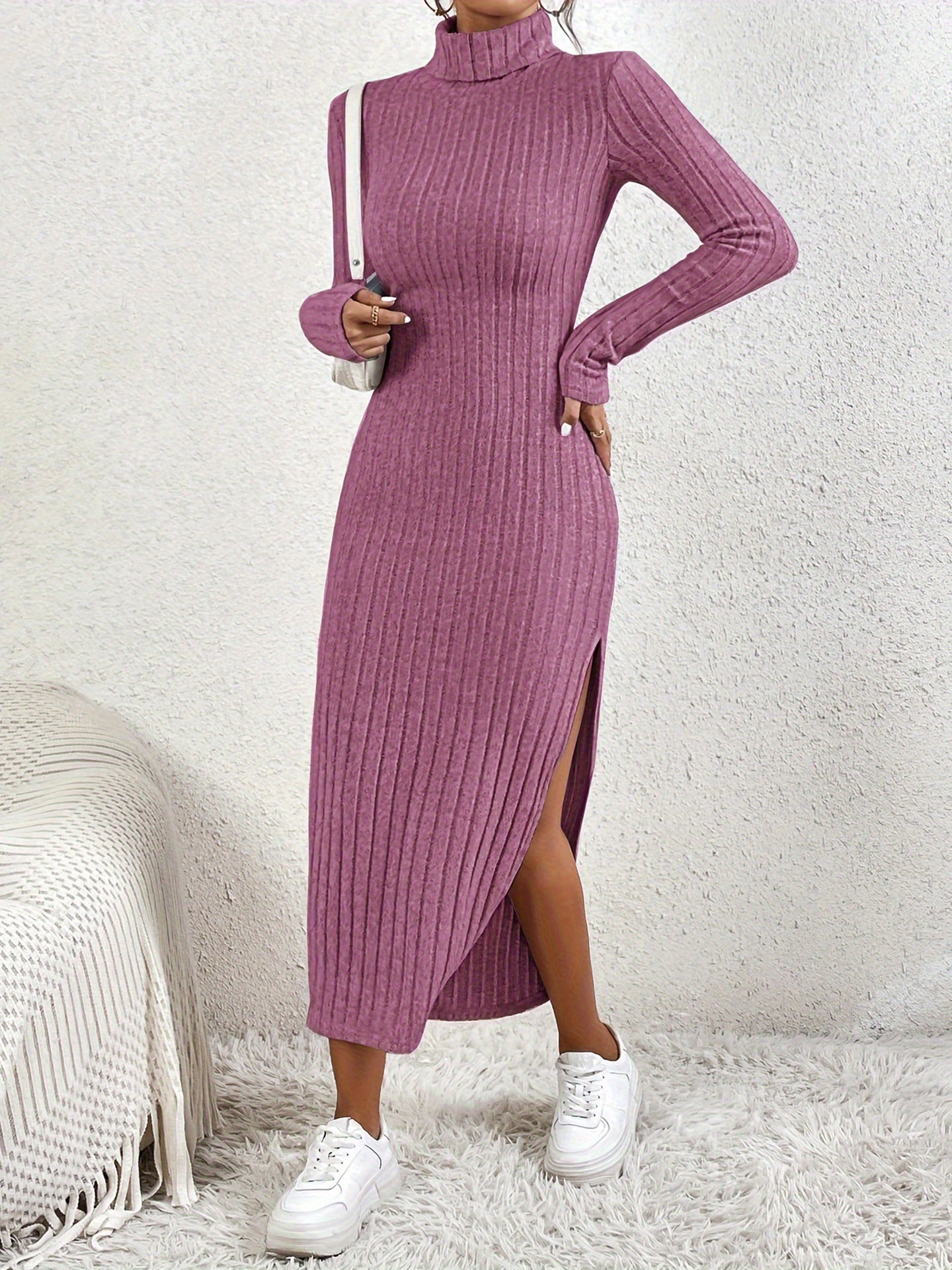 Halter Neck Bodycon Midi Dress