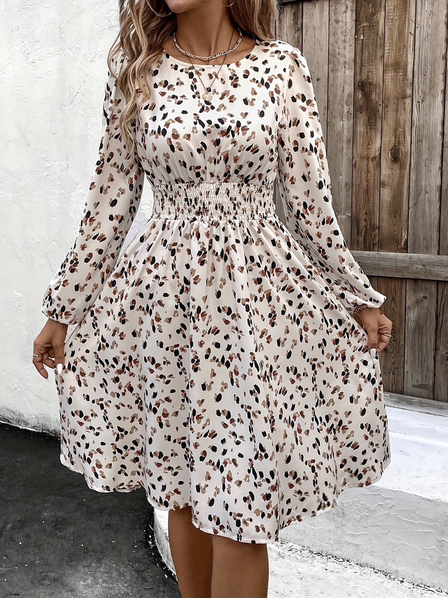 Women Printed A-Line Dress