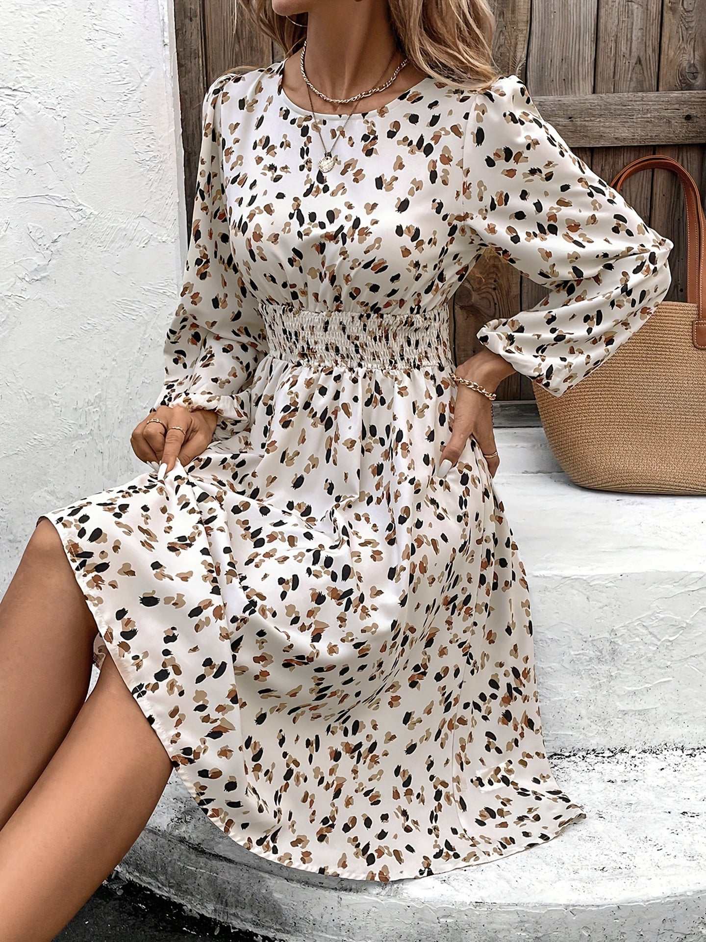 Women Printed A-Line Dress