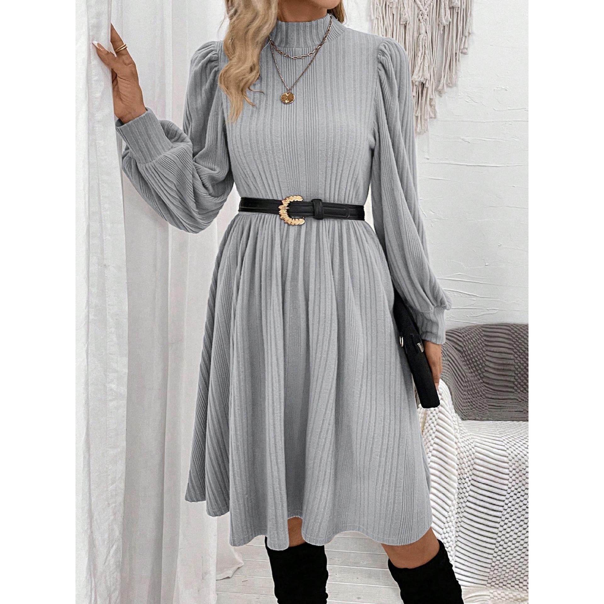 Jacquard Fit & Flare Dress