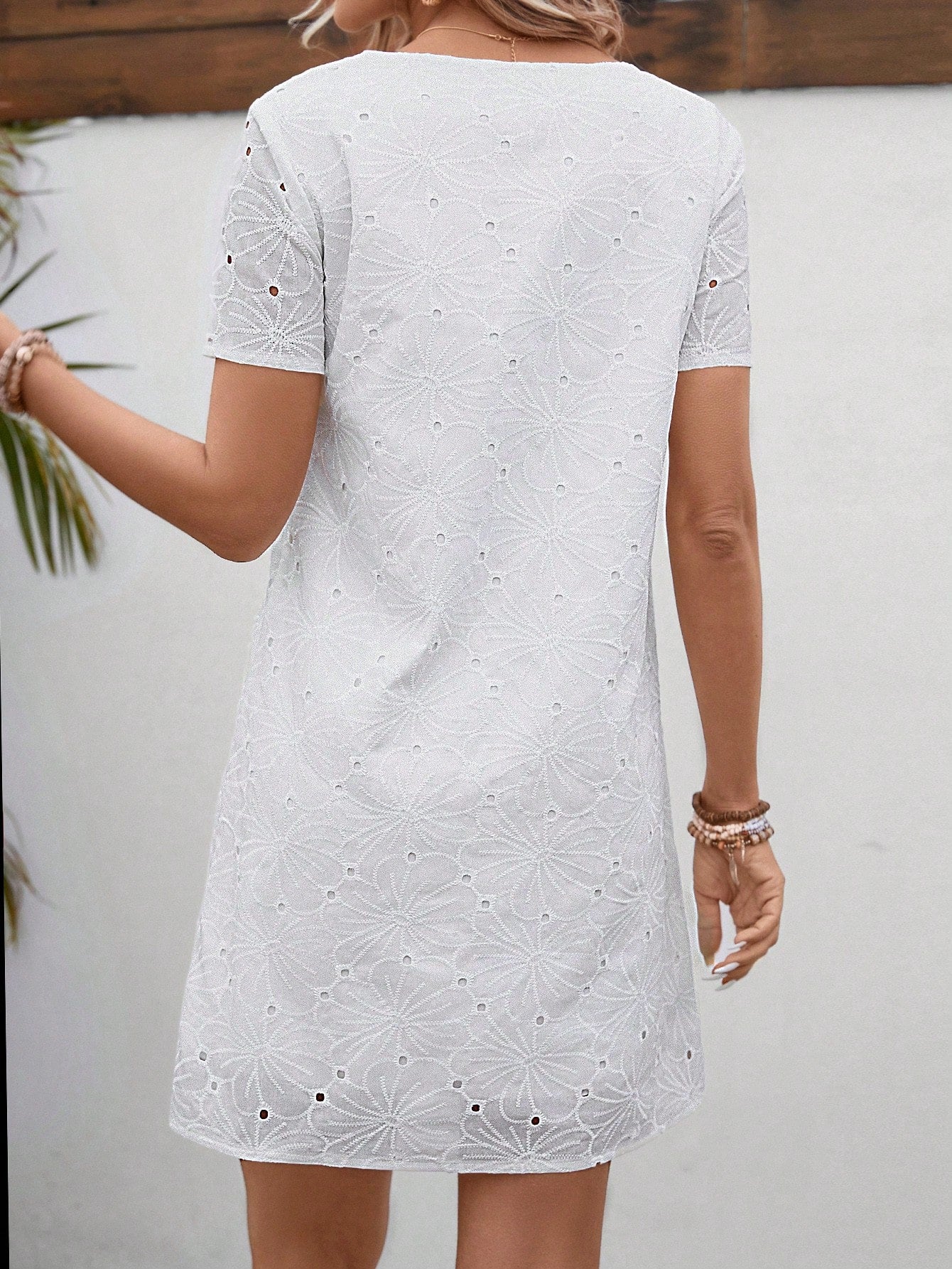 Lace Fit & Flare Dress