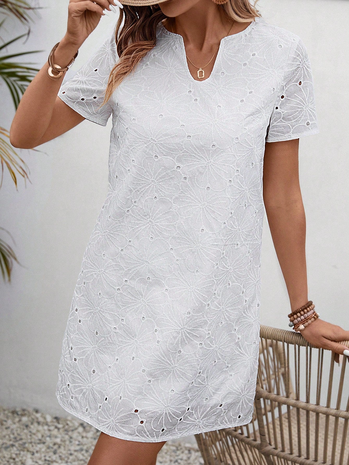 Lace Fit & Flare Dress