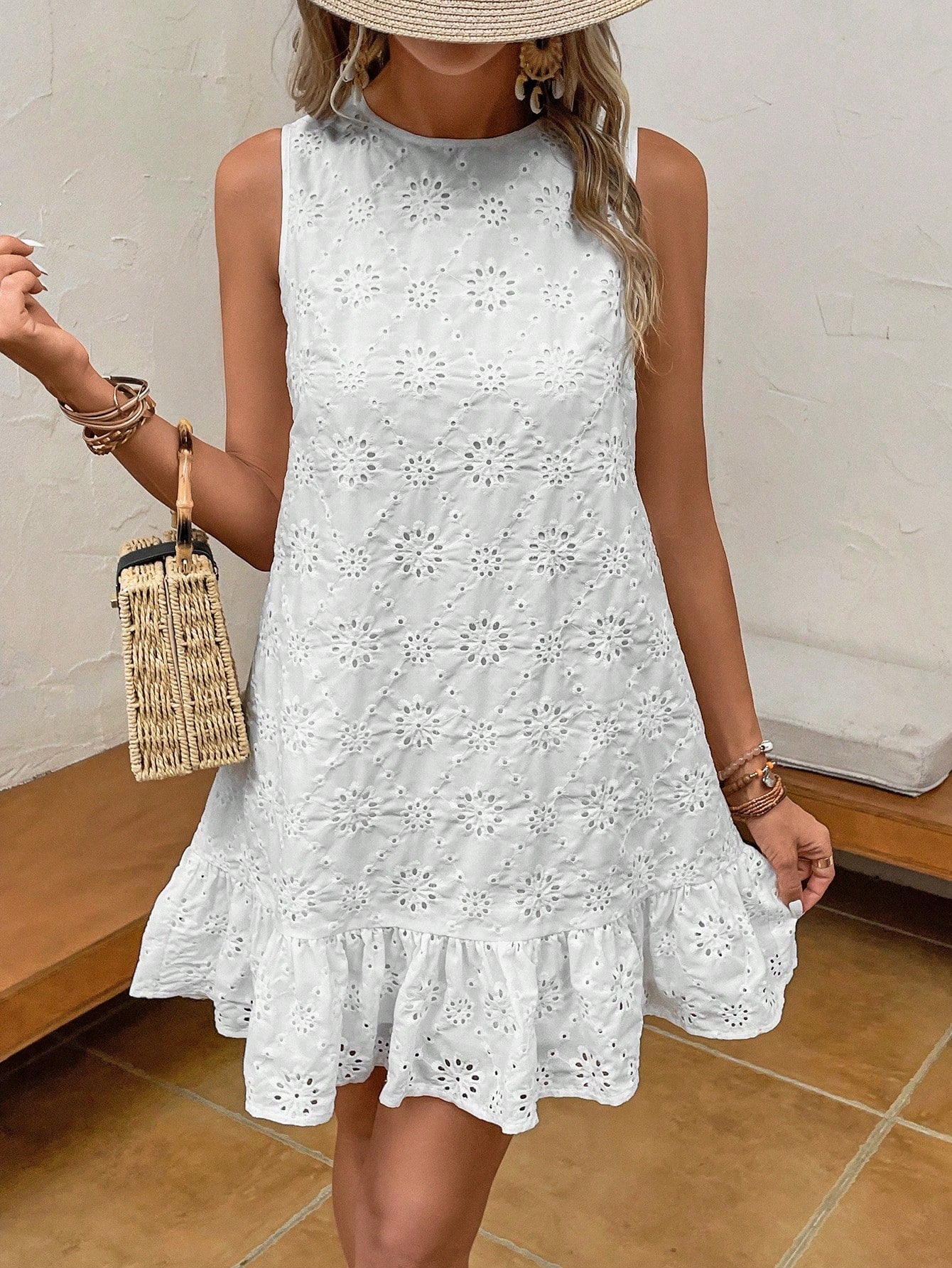 Lace Fit & Flare Dress