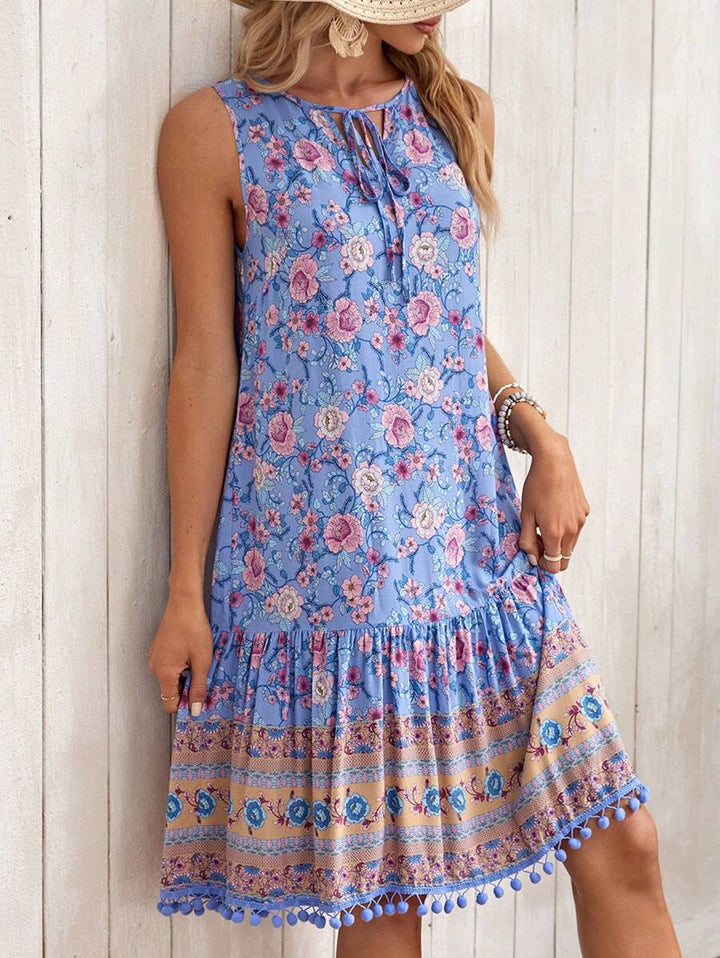 StyleCast Bohemian Floral A-Line Dress
