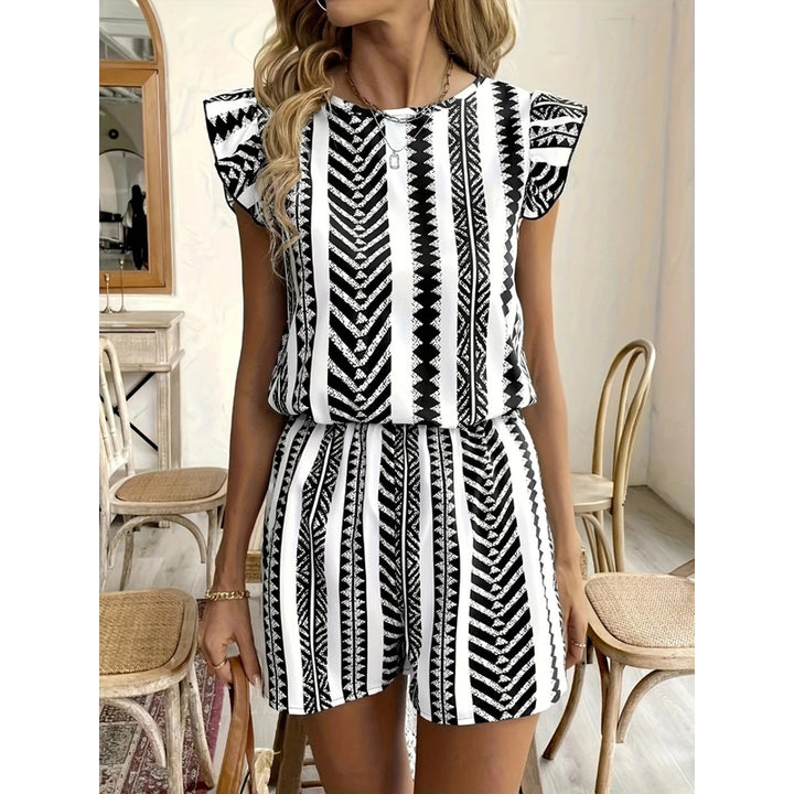 Women Printed Playsuit