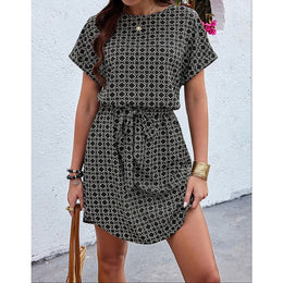 Printed Sheath Dress
