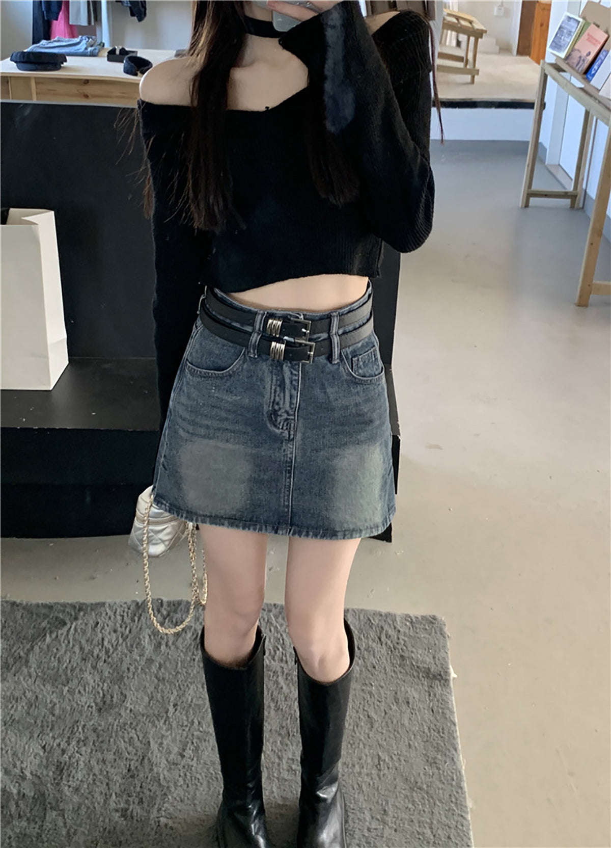 A-Line Mini Skirt