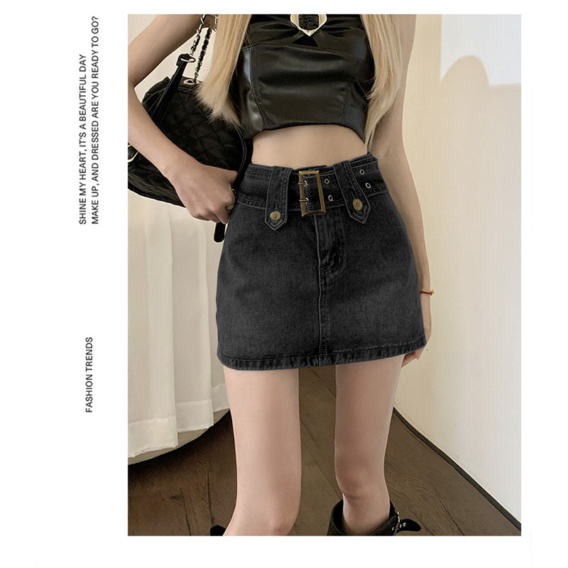 Black Pencil Opaque Straight Mini Skirt