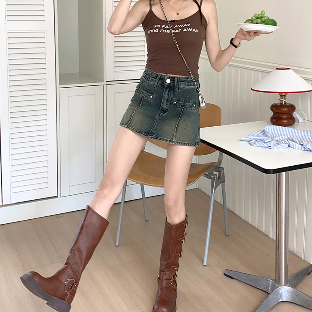 Women Slim Fit Denim Shorts