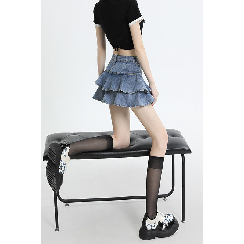Women Flared Mini Skirt