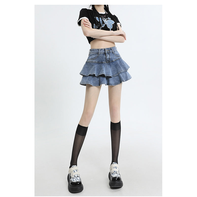 Women Flared Mini Skirt
