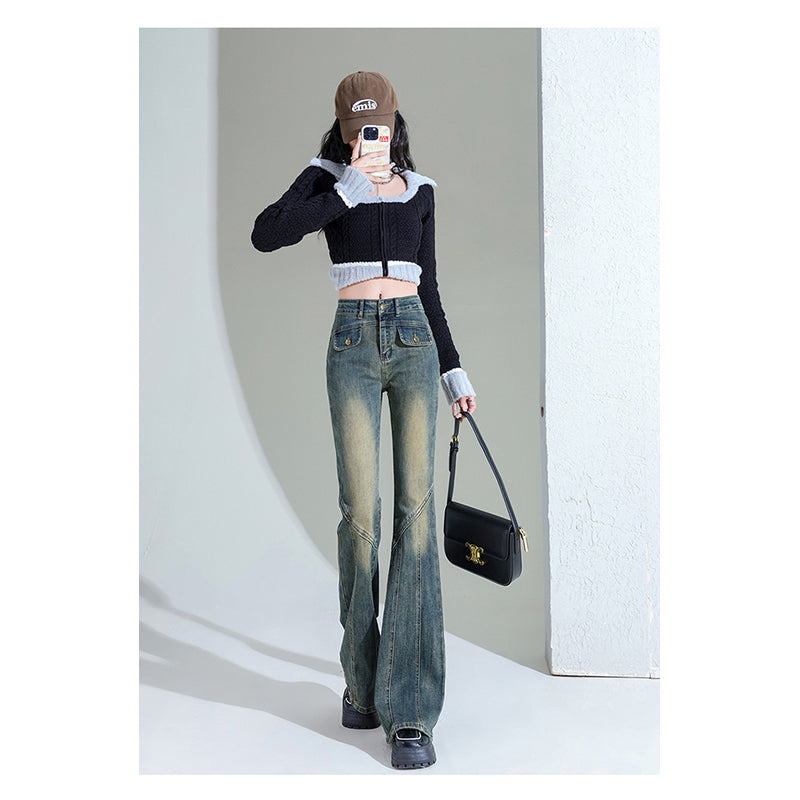 Women Blue Mid-Rise Mom Fit Heavy Fade Jeans