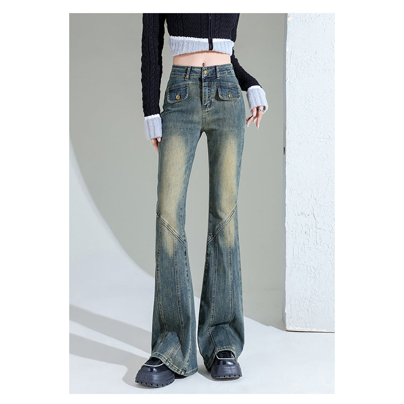 Women Blue Mid-Rise Mom Fit Heavy Fade Jeans