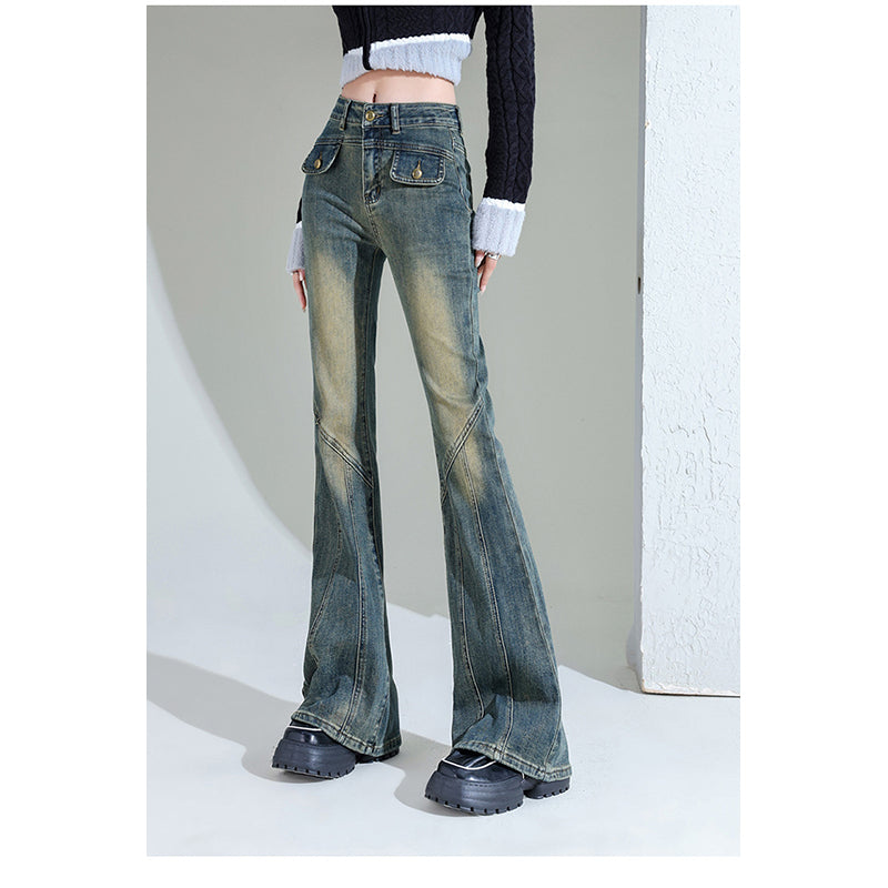 Women Blue Mid-Rise Mom Fit Heavy Fade Jeans