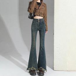 Women Mid-Rise Bootcut Light Fade Jeans