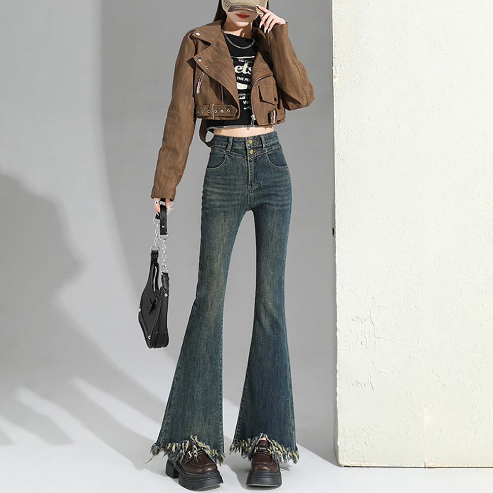 Women Mid-Rise Bootcut Light Fade Jeans
