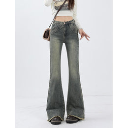 Women Bootcut Light Fade Jeans