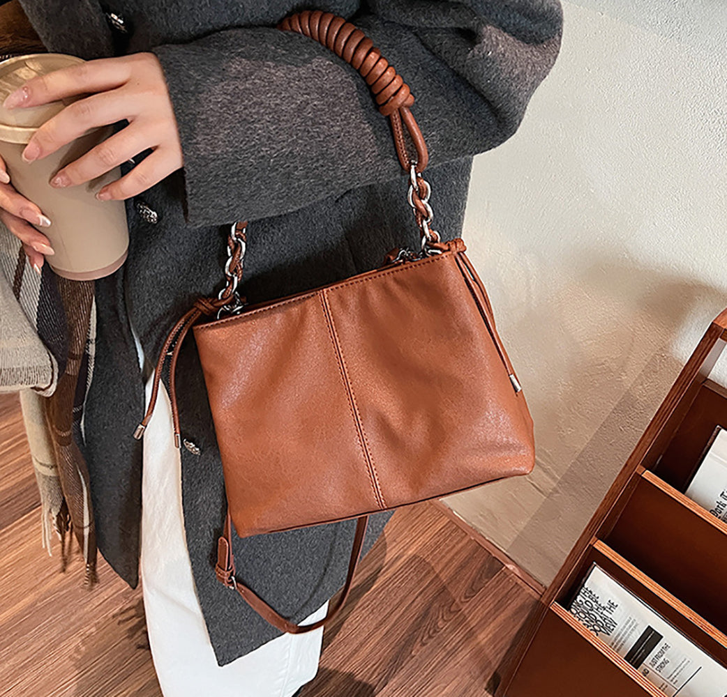 PU Bucket Shoulder Bag